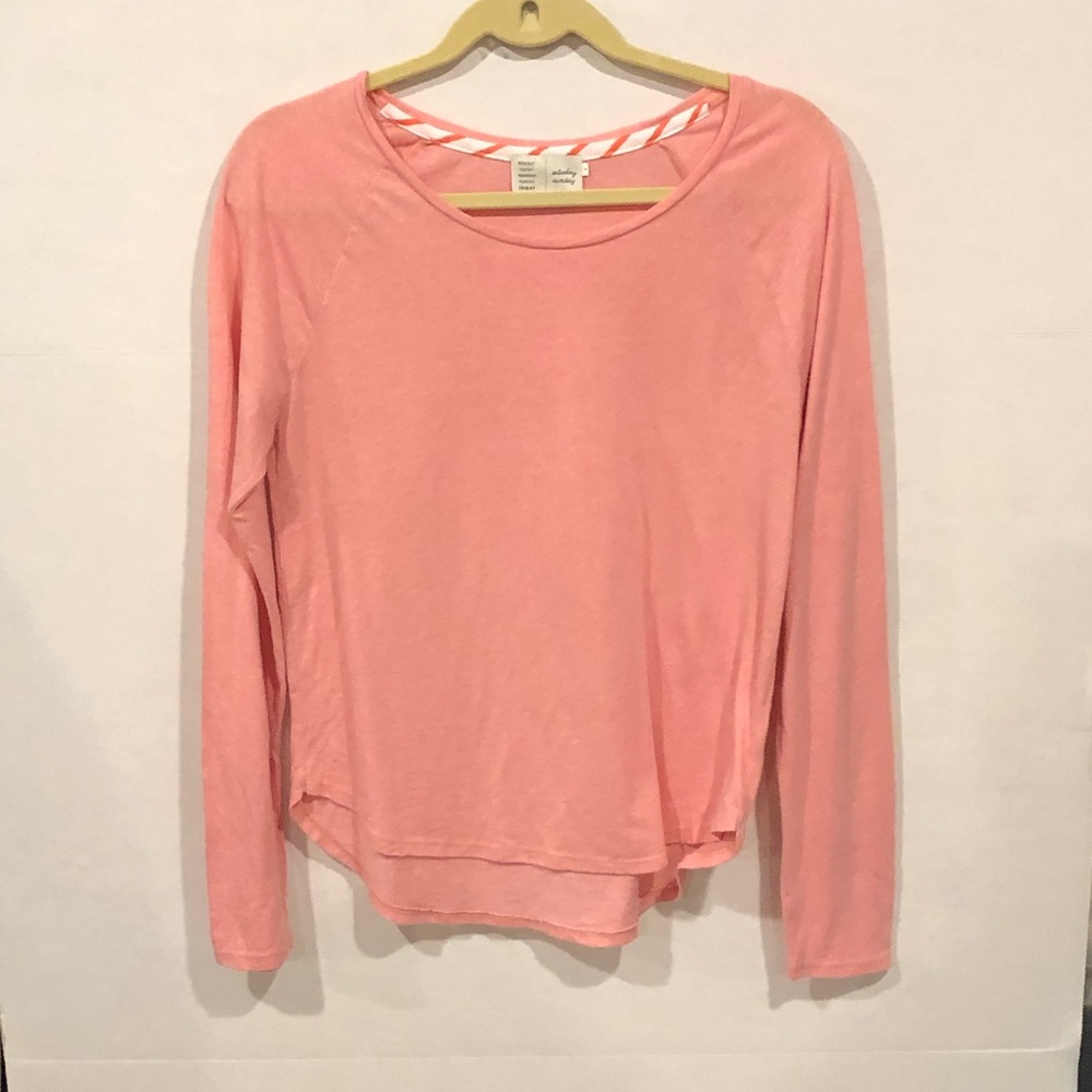 Saturday Sunday Anthropologie Pink Long Sleeve Top